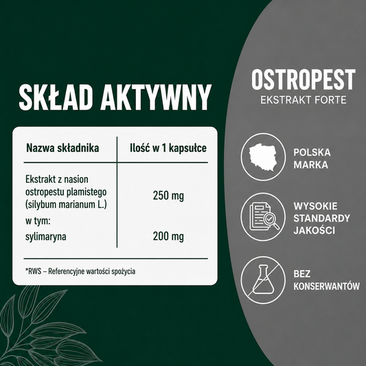 OsHerb Ostropest 200 mg sylimaryny