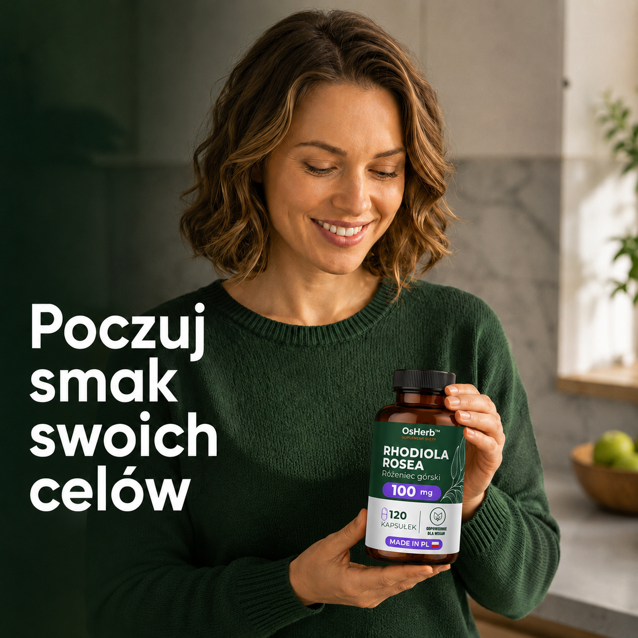 OsHerb Rhodiola Rosea Różeniec Górski  100 mg 3% Rozawin