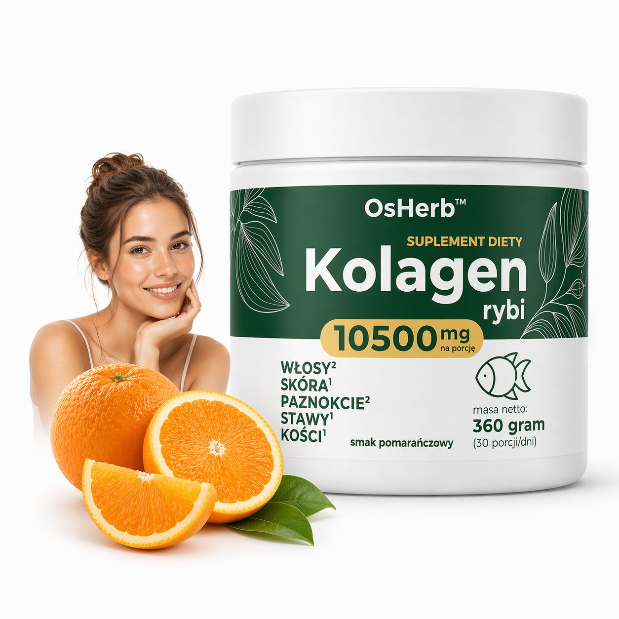 Kolagen Rybi Pomarańczowy 10500mg