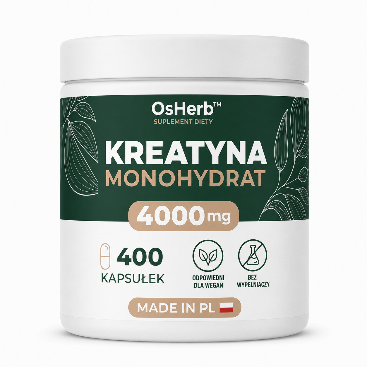 OsHerb Kreatyna Monohydrat 4000 mg