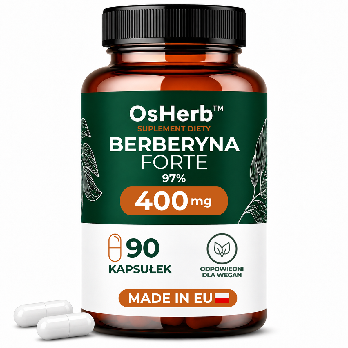BERBERYNA HCL 97% 400 mg