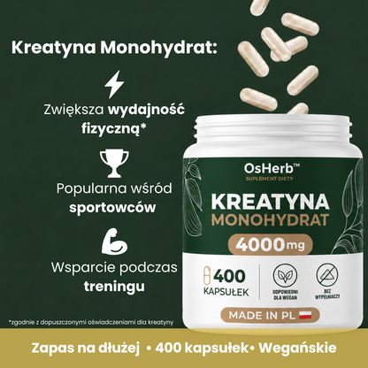 OsHerb Kreatyna Monohydrat 4000 mg