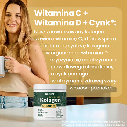 OsHerb Kolagen Wołowy Pomarańczowy  10500 mg
