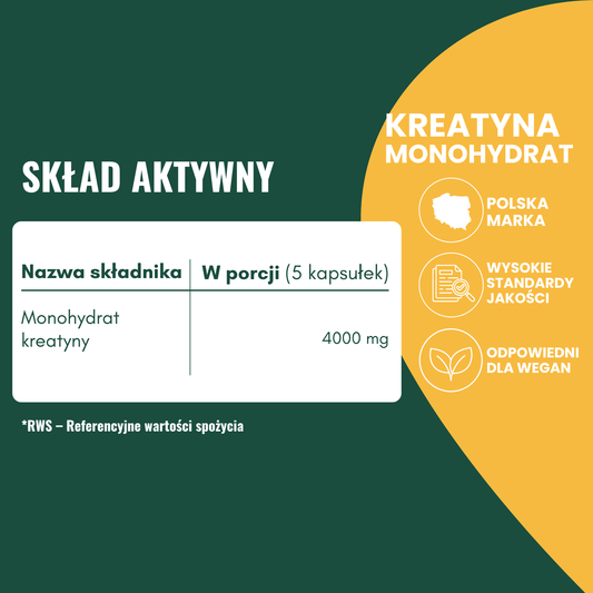 OsHerb Kreatyna Monohydrat 4000 mg