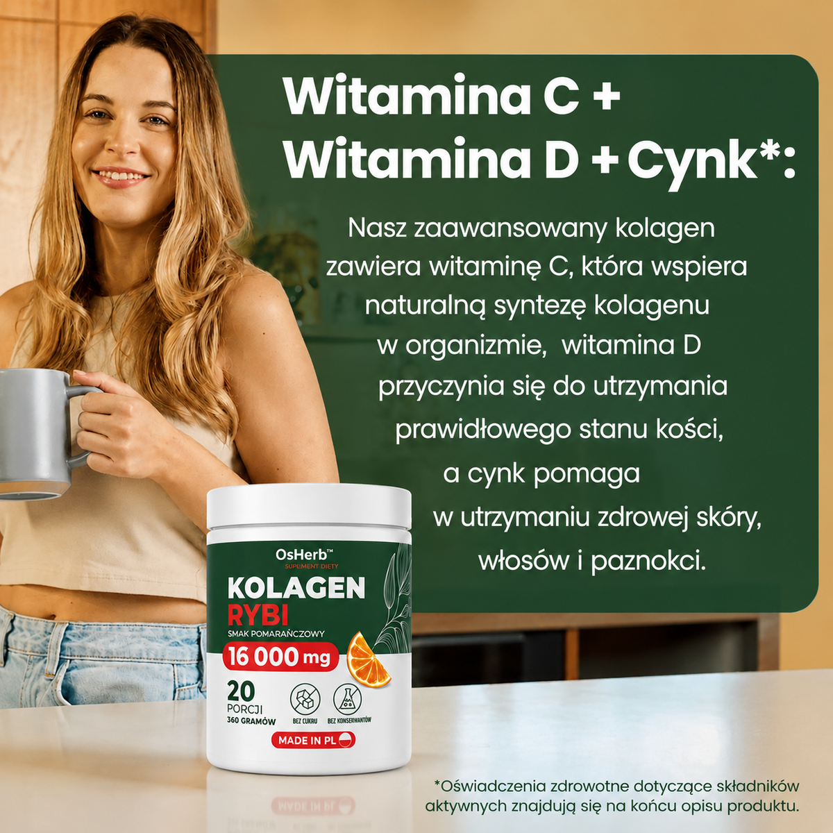 Kolagen Rybi Pomarańczowy 16000mg