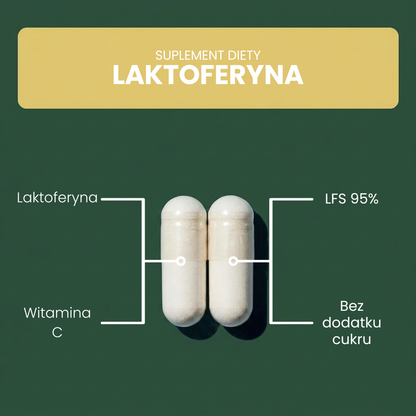 OsHerb Laktoferyna + Witamina C LFS 95% 300 mg