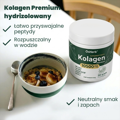 OsHerb Kolagen Wołowy Pomarańczowy  10500 mg