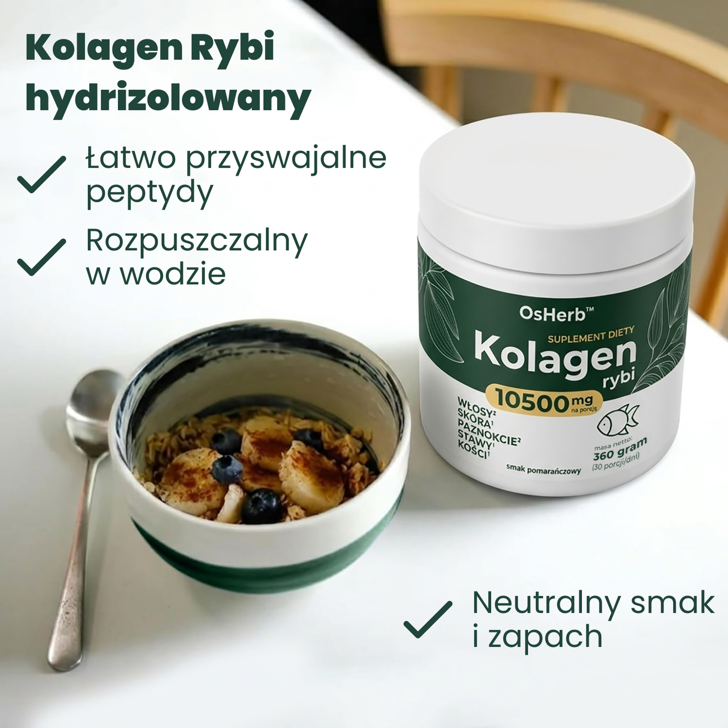 Kolagen Rybi Pomarańczowy 10500mg