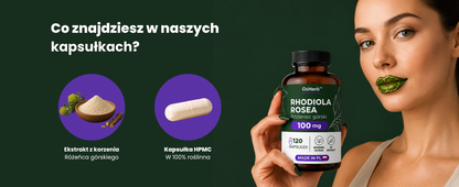 OsHerb Rhodiola Rosea Różeniec Górski  100 mg 3% Rozawin