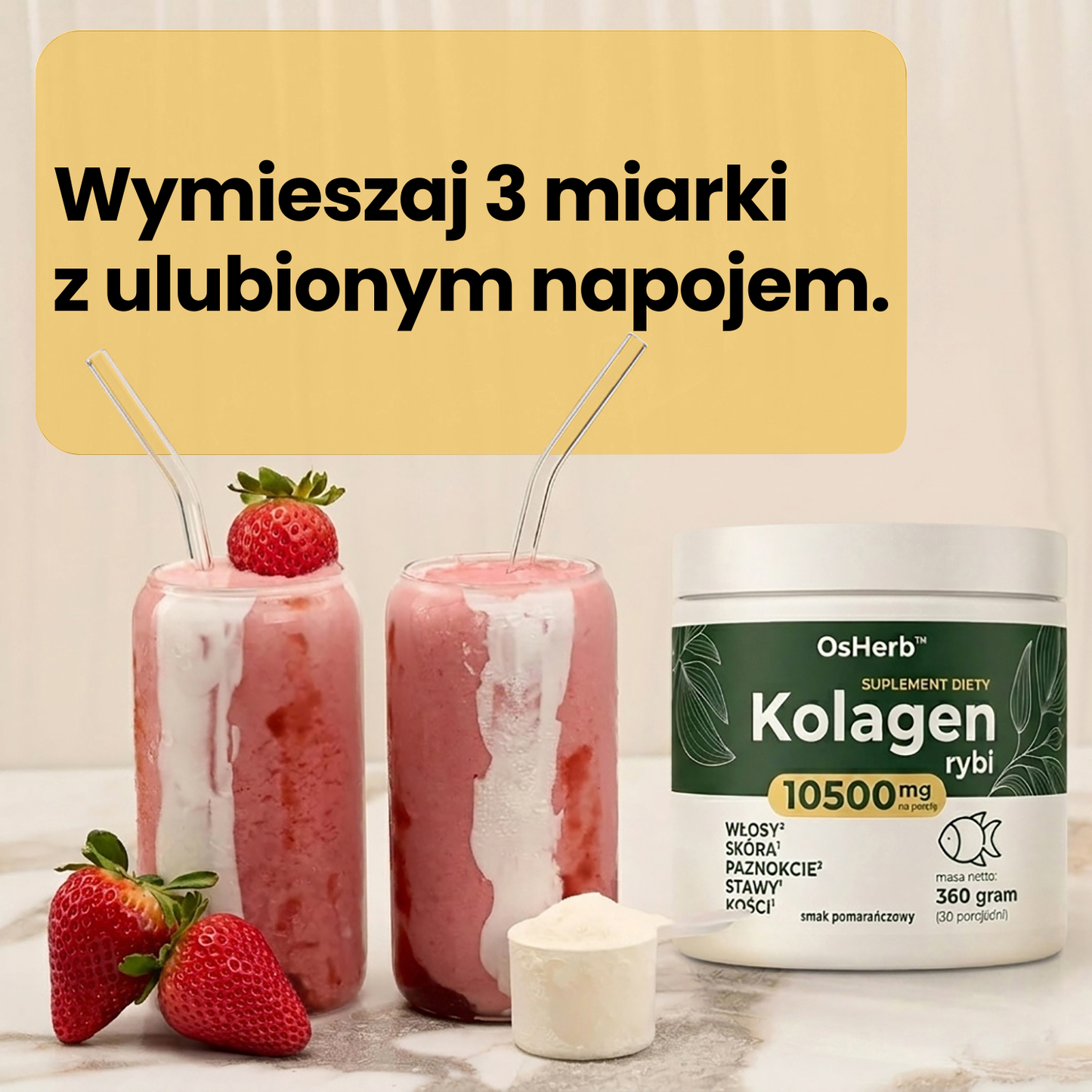 Kolagen Rybi Pomarańczowy 10500mg