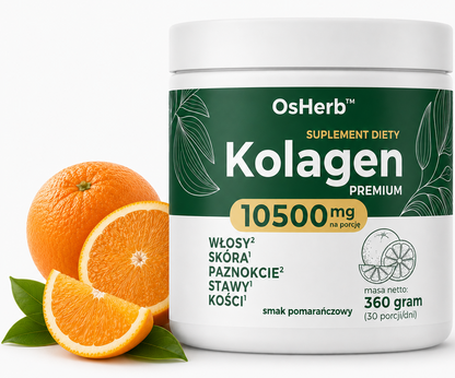 OsHerb Kolagen Wołowy Pomarańczowy  10500 mg