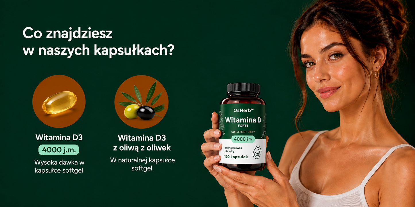 OsHerb Witamina D Forte 4000 j.m.