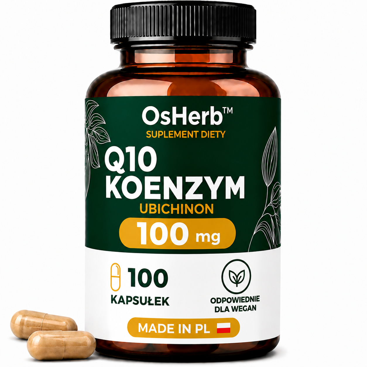 OsHerb Koenzym Q10 (Ubichinon) 100 mg