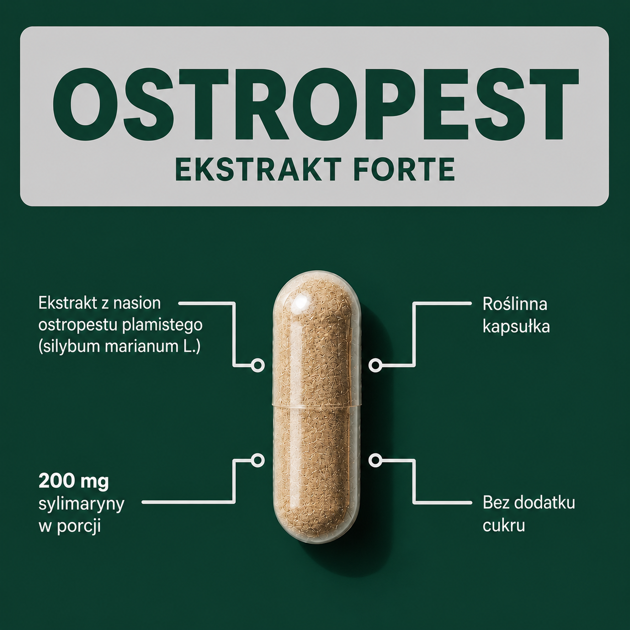 OsHerb Ostropest 200 mg sylimaryny