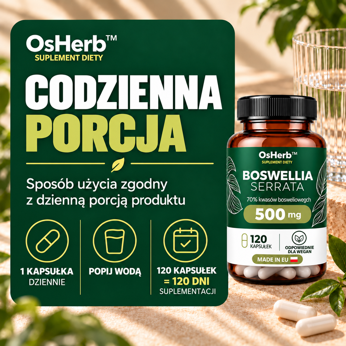 Boswellia serrata 500 mg 70%