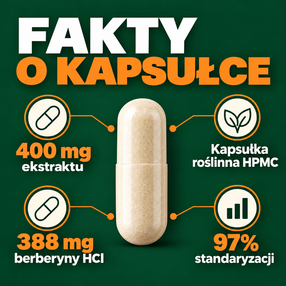 BERBERYNA HCL 97% 400 mg