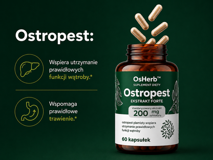 OsHerb Ostropest 200 mg sylimaryny