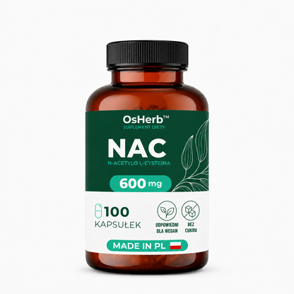OsHerb NAC N-Acetylo-L-Cysteina 600 mg