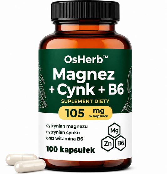 OsHerb Magnez + Cynk + Witamina B6