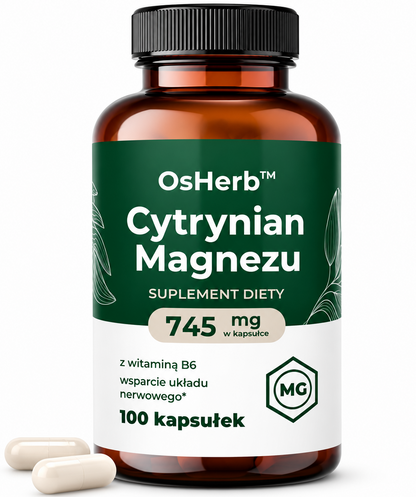 OsHerb Cytrynian Magnezu 745 mg