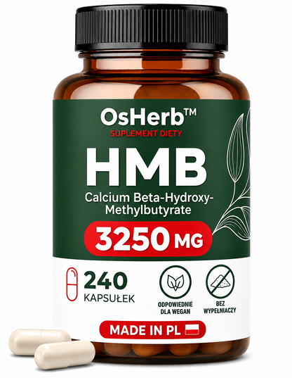 OsHerb HMB Calcium Beta-Hydroxy-Methylbutyrate 3250 mg