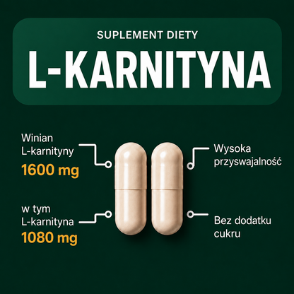 OsHerb L-Karnityna 1600 mg