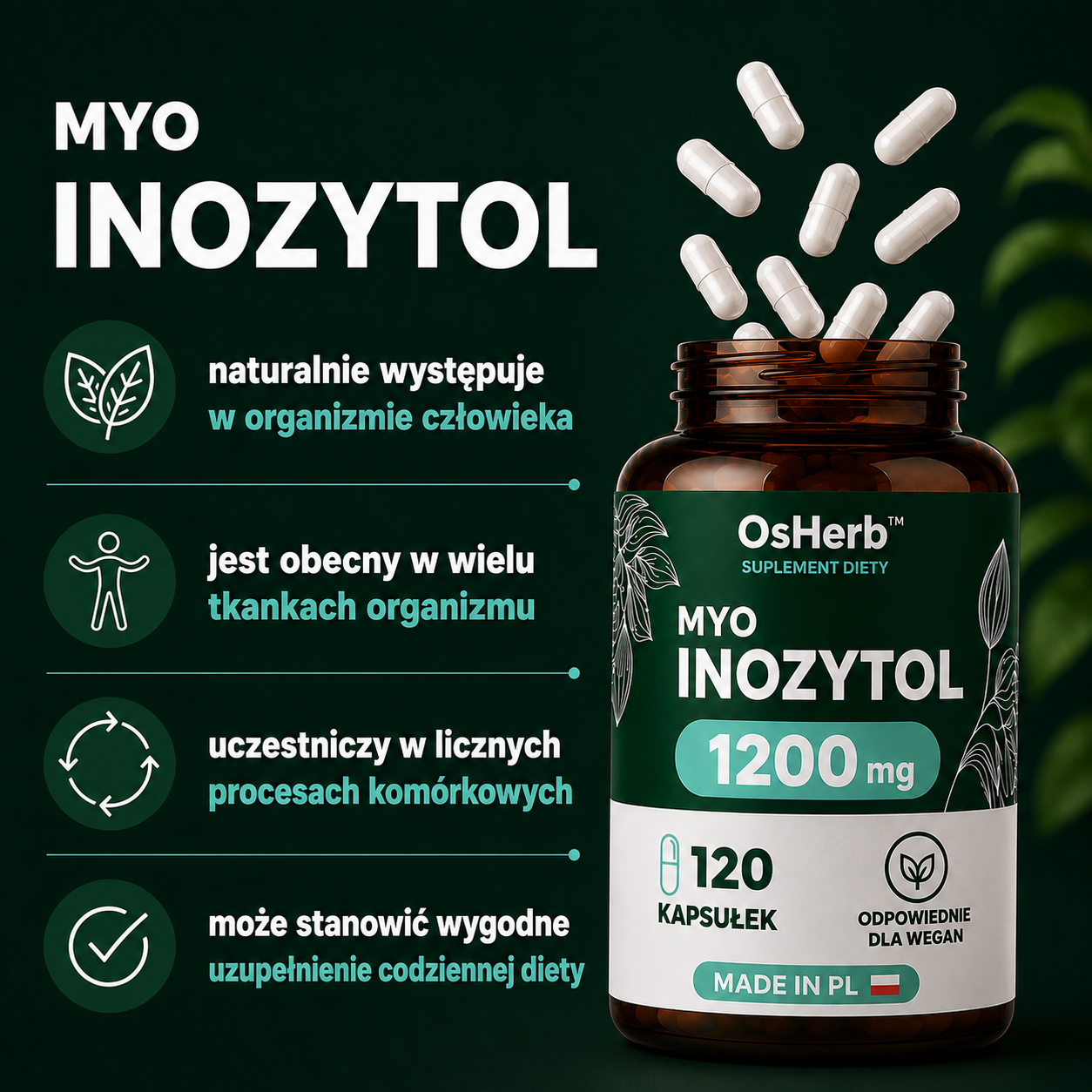 OsHerb Inozytol 1200 mg