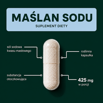 OsHerb™ Maślan Sodu Otoczkowany 425 mg
