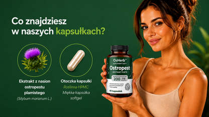 OsHerb Ostropest 200 mg sylimaryny