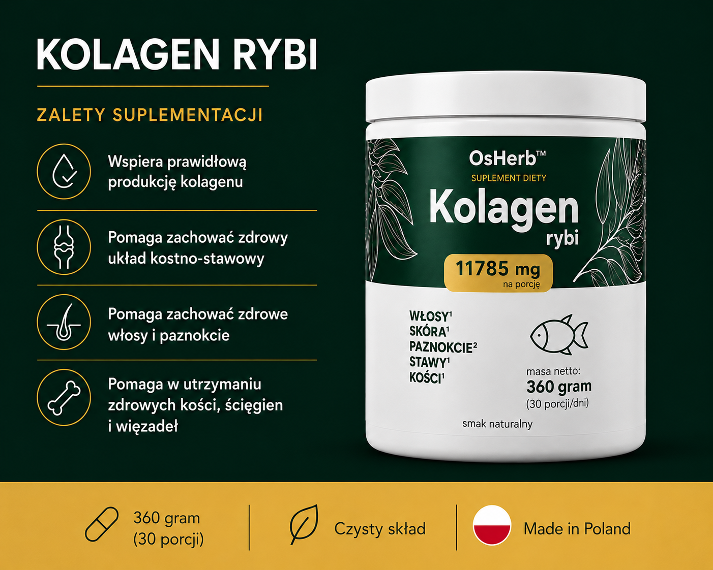 OsHerb Kolagen Rybi 11785 mg