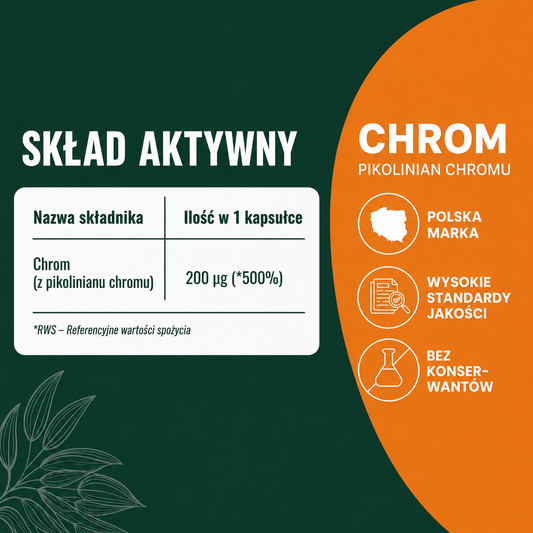 OsHerb Chrom  Pikolinian Chromu 200 µg