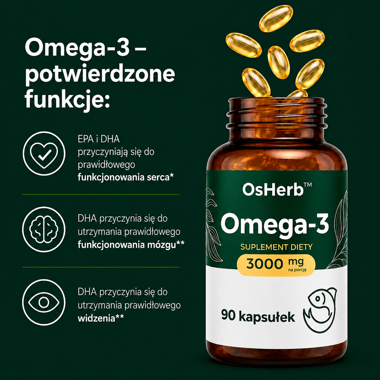 OsHerb Omega-3 3000 mg