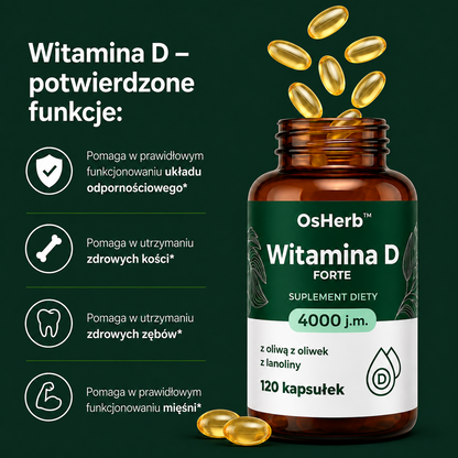OsHerb Witamina D Forte 4000 j.m.