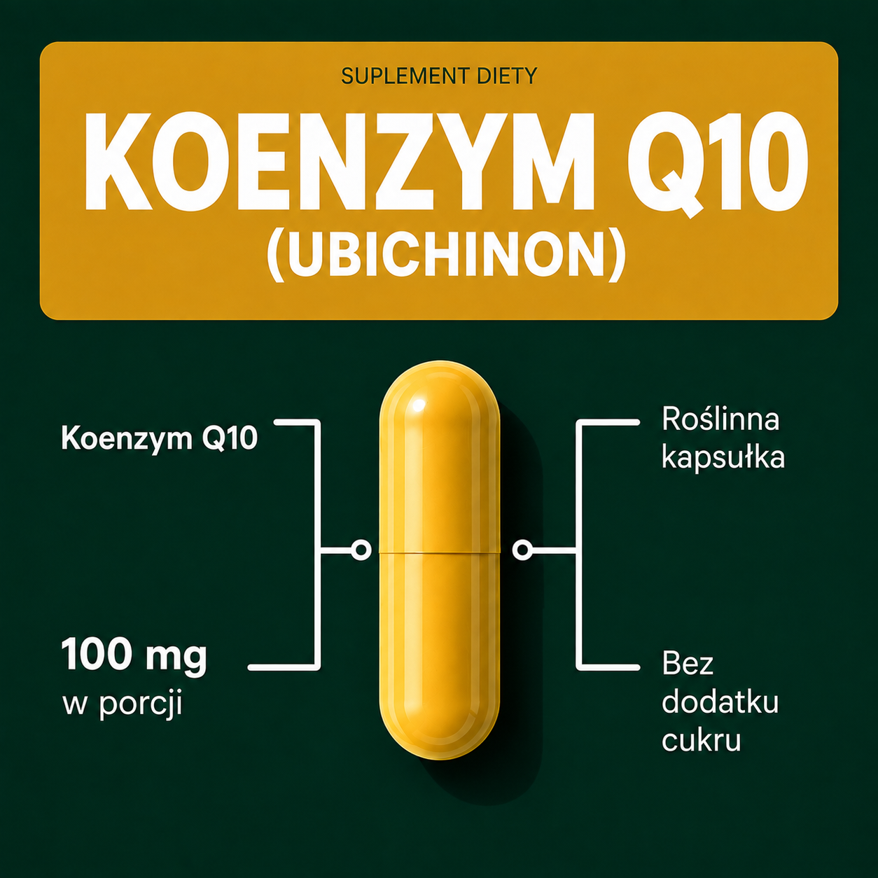 OsHerb Koenzym Q10 (Ubichinon) 100 mg