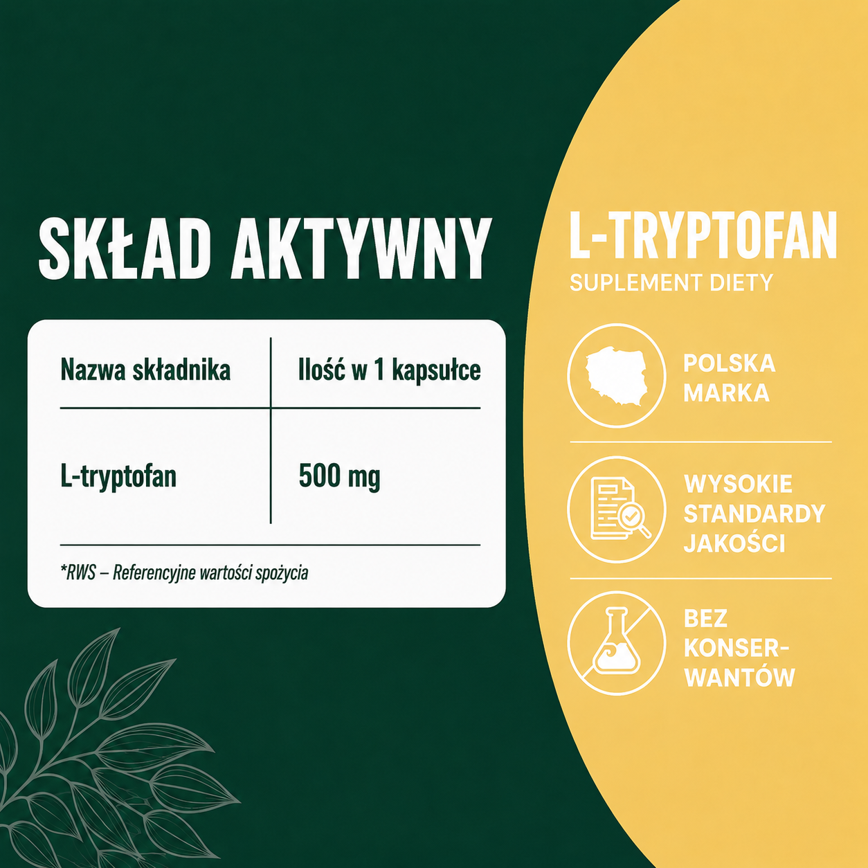 OsHerb L-Tryptofan  500 mg