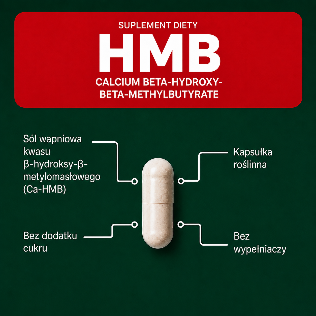 OsHerb HMB Calcium Beta-Hydroxy-Methylbutyrate 3250 mg