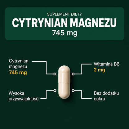 OsHerb Cytrynian Magnezu 745 mg