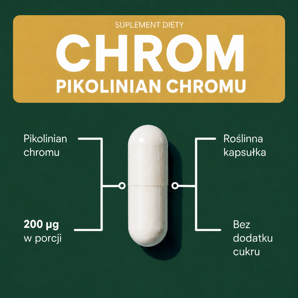 OsHerb Chrom  Pikolinian Chromu 200 µg