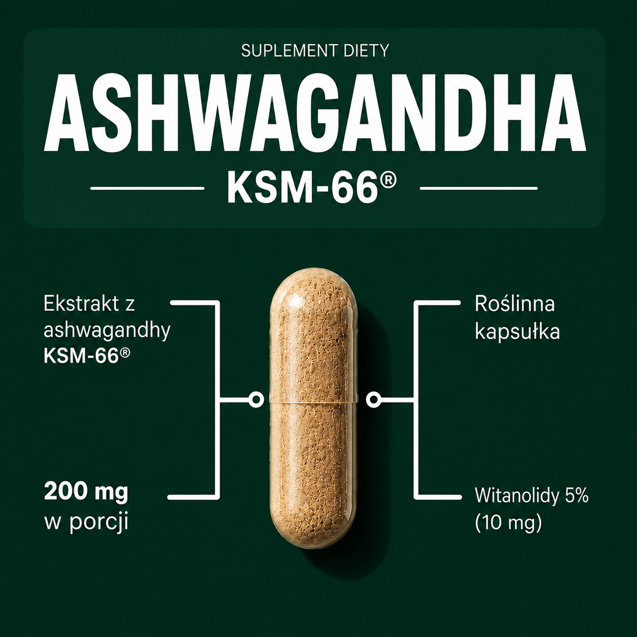OsHerb KSM-66® Ashwagandha 200 mg