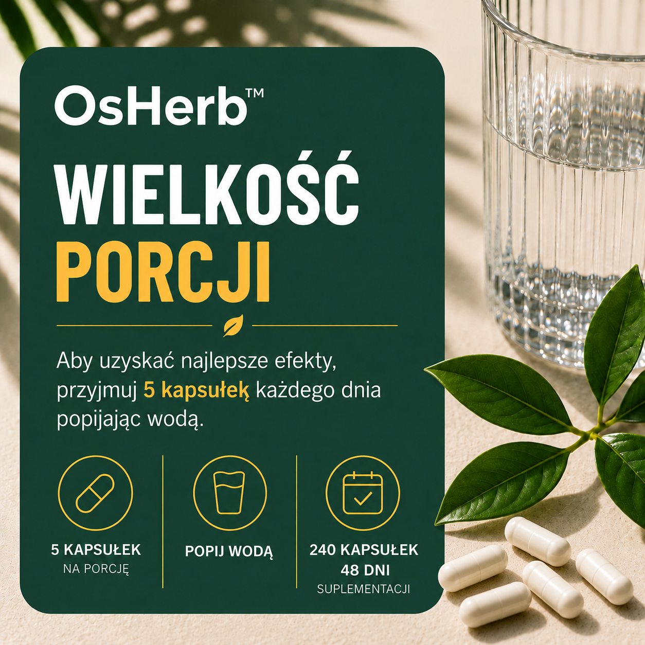 OsHerb HMB Calcium Beta-Hydroxy-Methylbutyrate 3250 mg