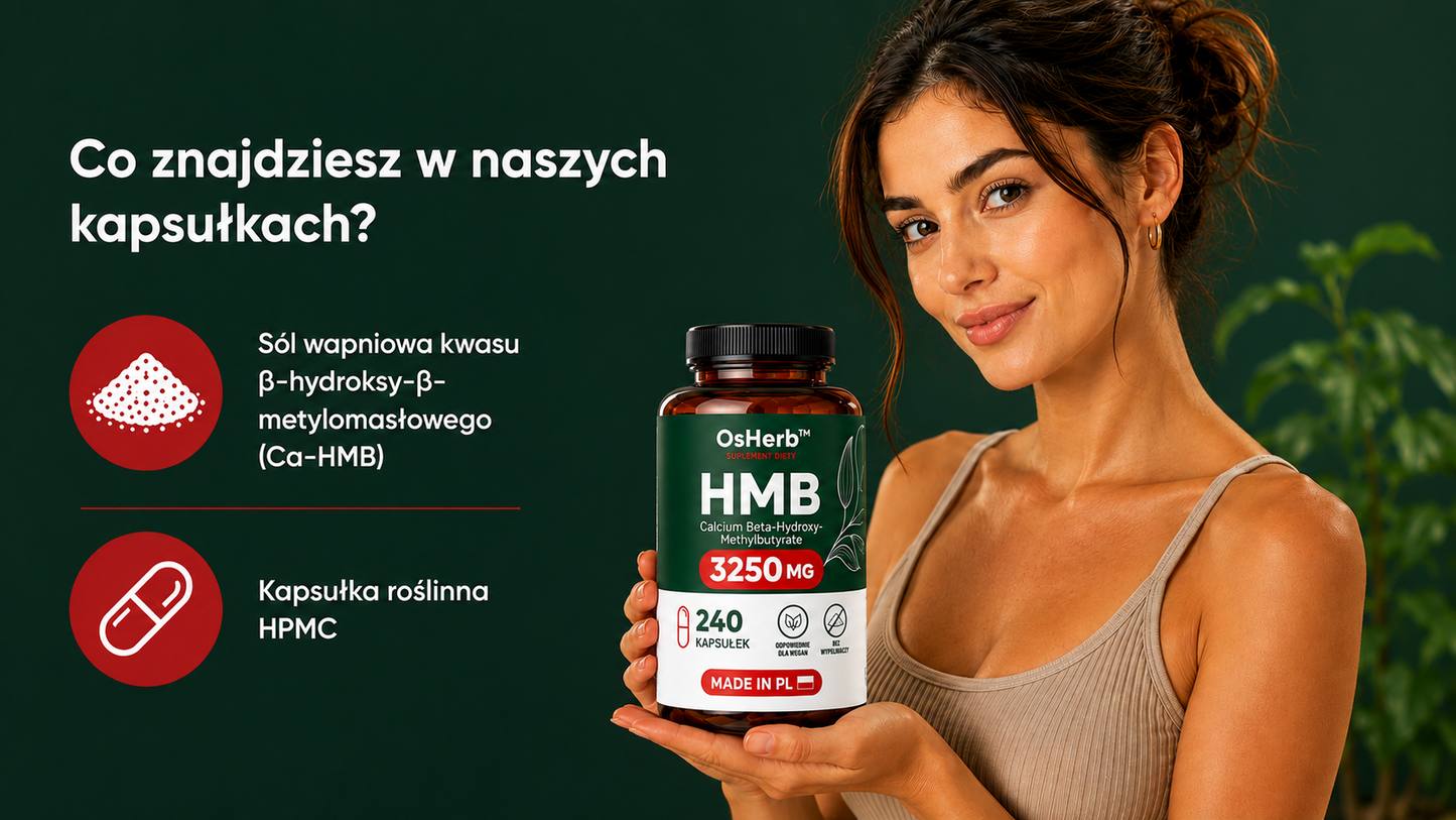 OsHerb HMB Calcium Beta-Hydroxy-Methylbutyrate 3250 mg