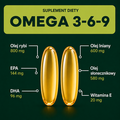 OsHerb Omega 3-6-9 800 mg