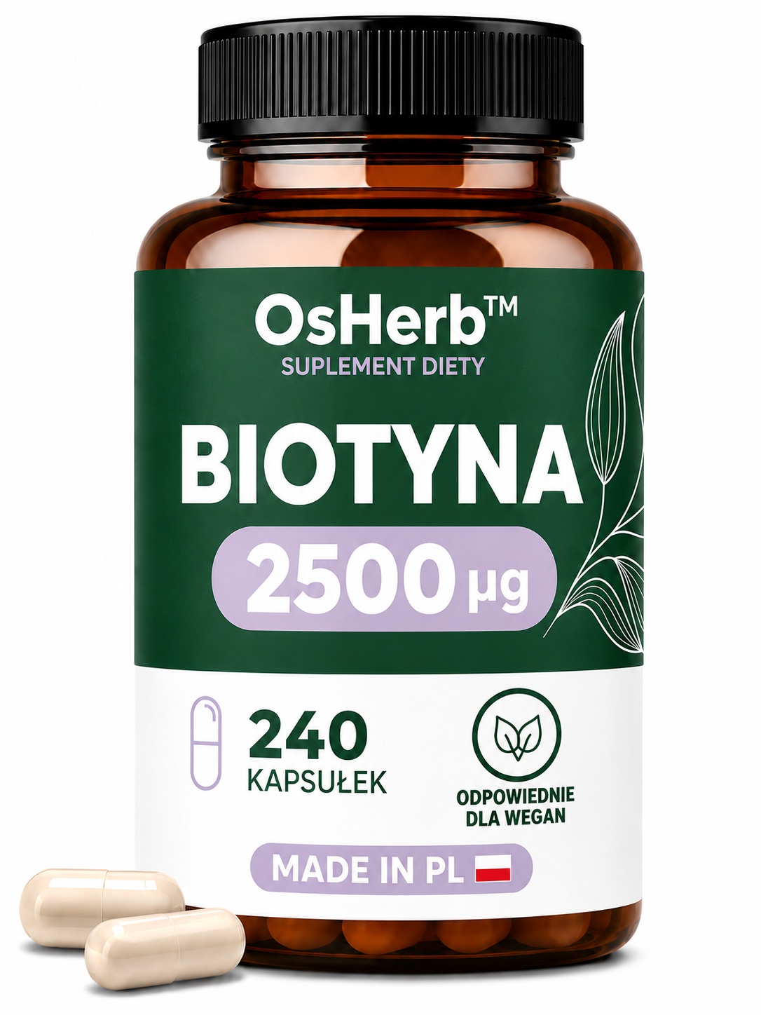 OsHerb Biotyna 2500 µg