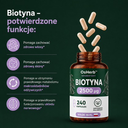 OsHerb Biotyna 2500 µg