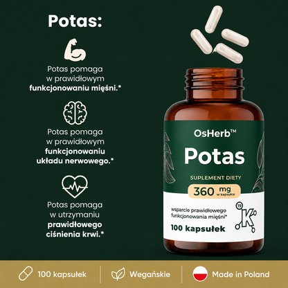 OsHerb Potas - Cytrynian Potasu  360 mg