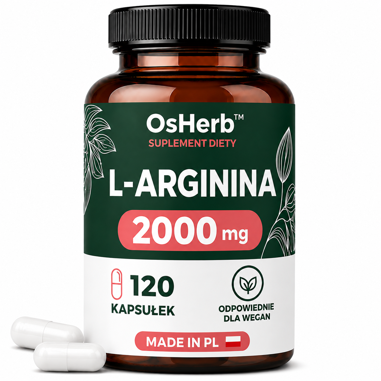 OsHerb L-Arginina 2000 mg