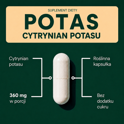 OsHerb Potas - Cytrynian Potasu  360 mg