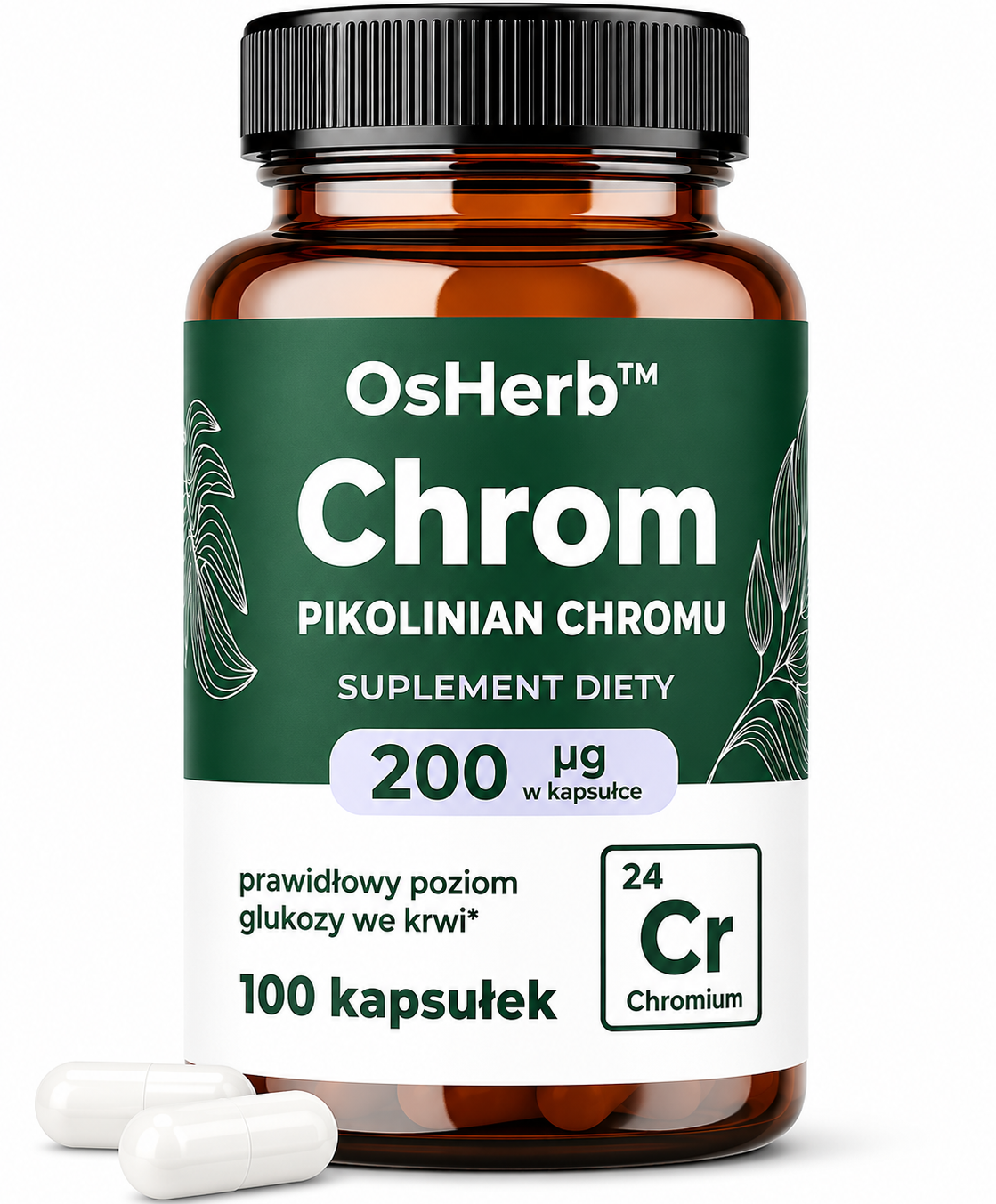 OsHerb Chrom  Pikolinian Chromu 200 µg