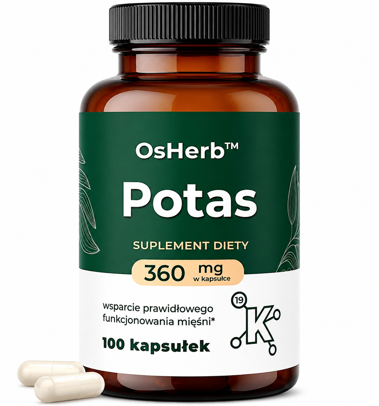 OsHerb Potas - Cytrynian Potasu  360 mg