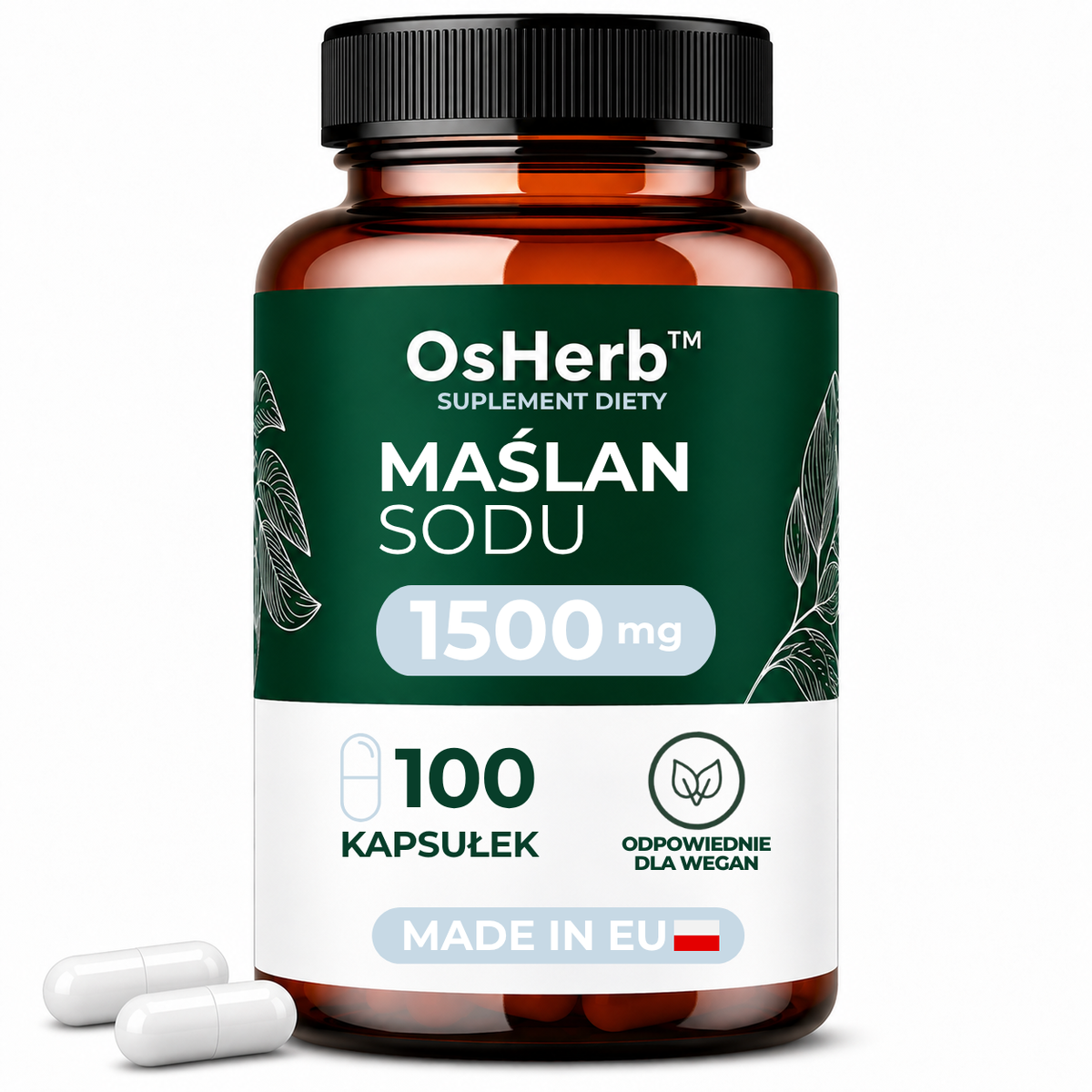 Maślan Sodu Otoczkowany 1500 mg